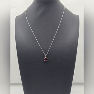 14k Gold & Garnet Necklace